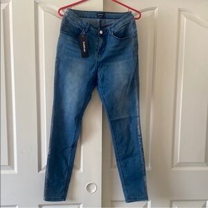 BEBÉ Blue Women's Jeans Skinny Stretch. Size 29